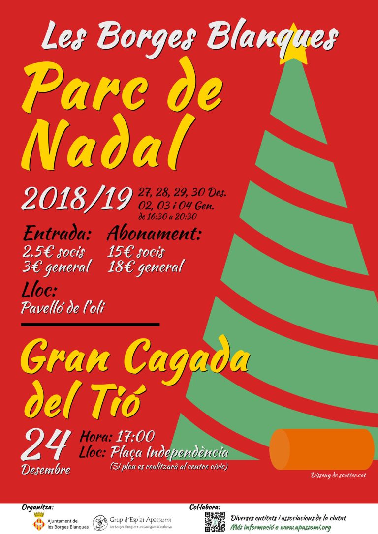 Cartell Parc de Nadal 2018