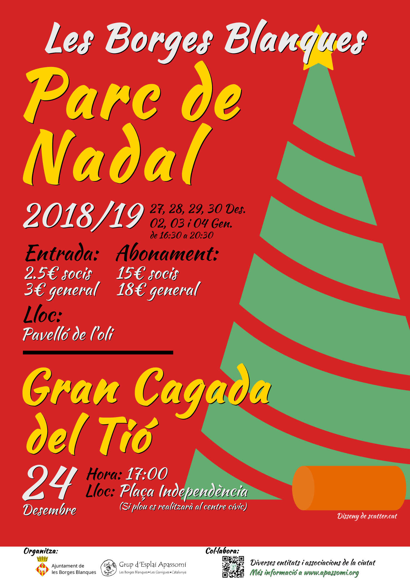 Cartell Parc de Nadal 2018