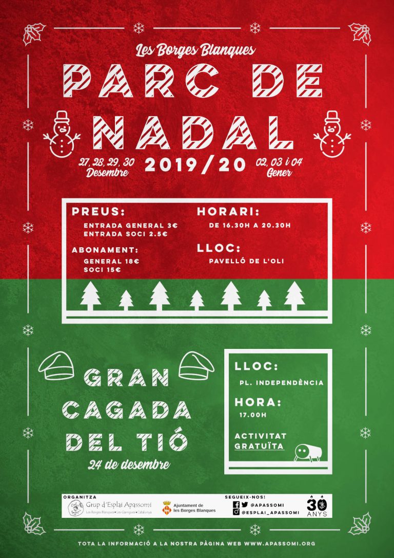 cartell parc de nadal