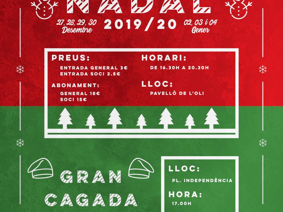 cartell parc de nadal