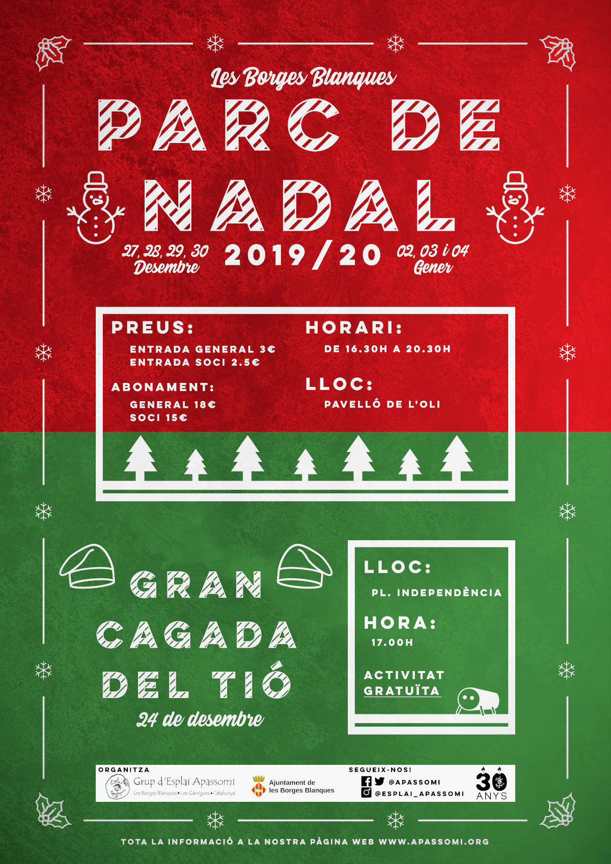 cartell parc de nadal